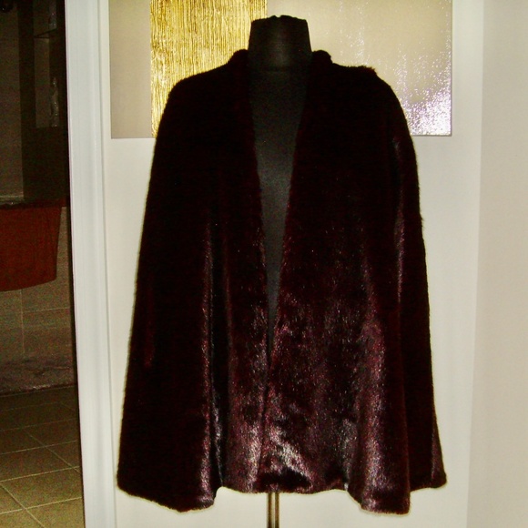 Faux Fur Mink Swing Coat/Vest - Picture 7 of 16